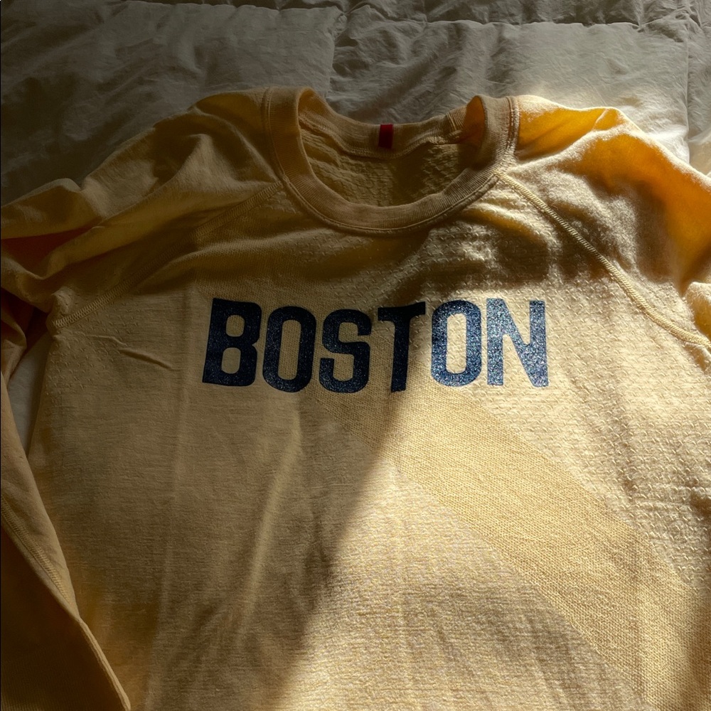 Tracksmith Yellow Long Sleeve Tee
